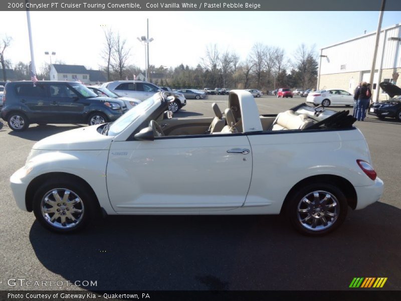 Cool Vanilla White / Pastel Pebble Beige 2006 Chrysler PT Cruiser Touring Convertible