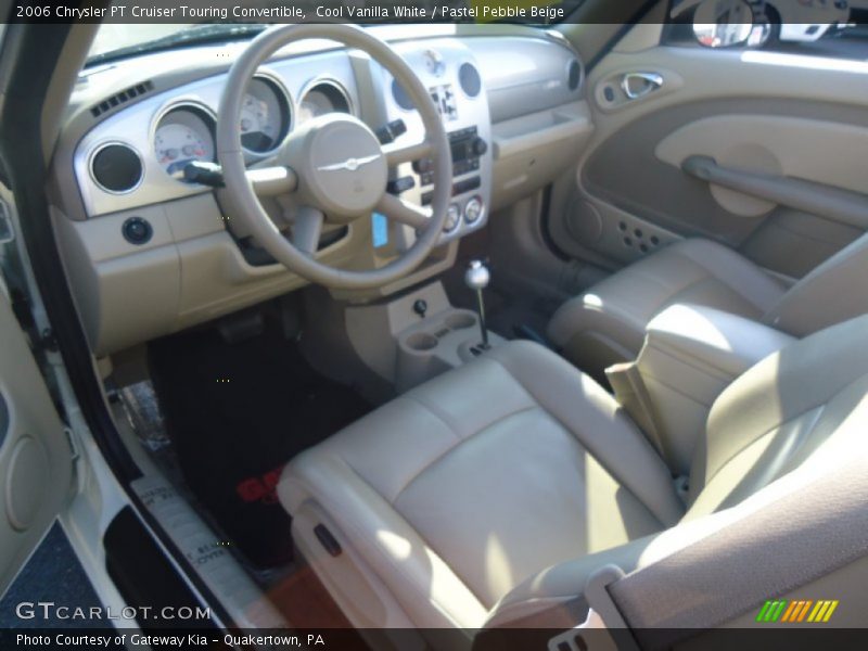 Cool Vanilla White / Pastel Pebble Beige 2006 Chrysler PT Cruiser Touring Convertible