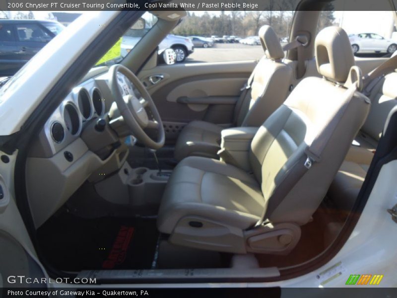 Cool Vanilla White / Pastel Pebble Beige 2006 Chrysler PT Cruiser Touring Convertible