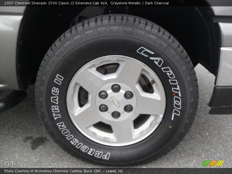 Graystone Metallic / Dark Charcoal 2007 Chevrolet Silverado 1500 Classic LS Extended Cab 4x4