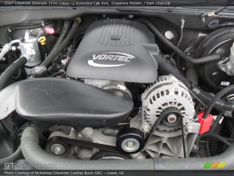 Graystone Metallic / Dark Charcoal 2007 Chevrolet Silverado 1500 Classic LS Extended Cab 4x4