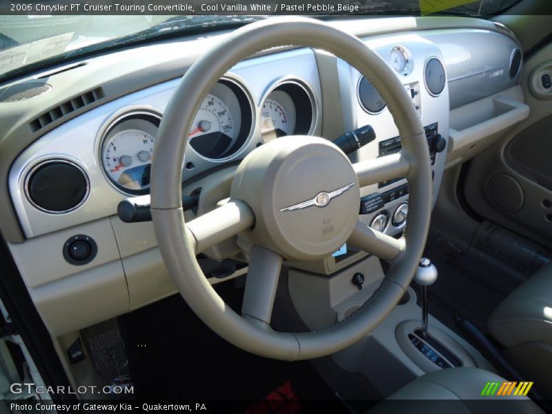 Cool Vanilla White / Pastel Pebble Beige 2006 Chrysler PT Cruiser Touring Convertible