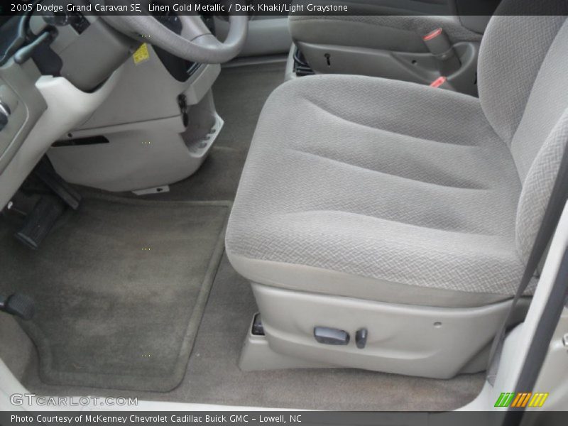 Linen Gold Metallic / Dark Khaki/Light Graystone 2005 Dodge Grand Caravan SE