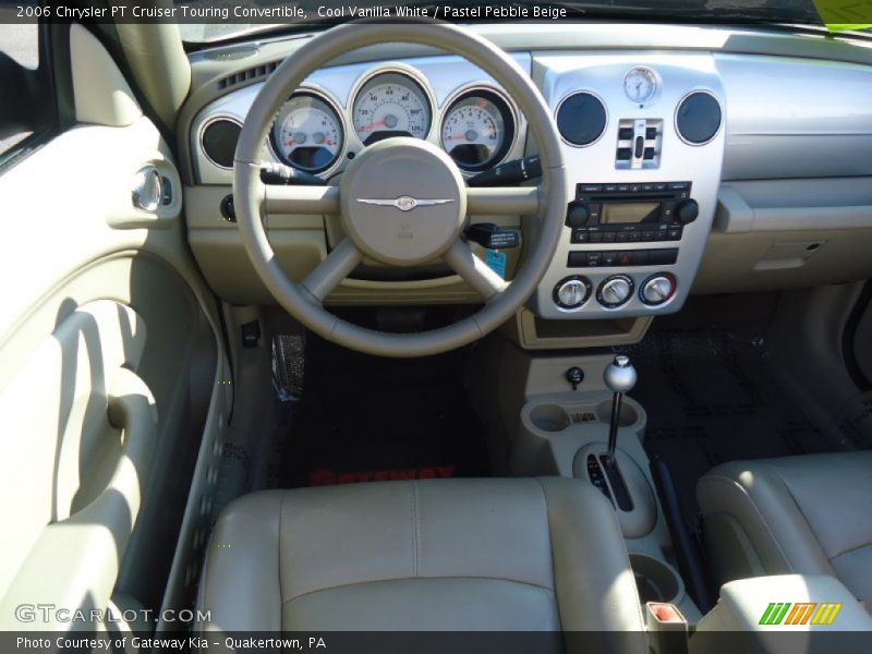 Cool Vanilla White / Pastel Pebble Beige 2006 Chrysler PT Cruiser Touring Convertible