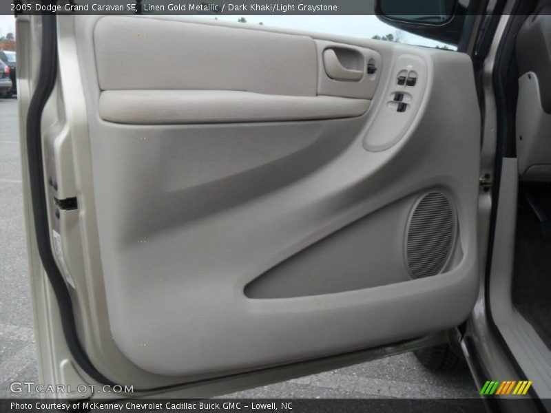 Linen Gold Metallic / Dark Khaki/Light Graystone 2005 Dodge Grand Caravan SE