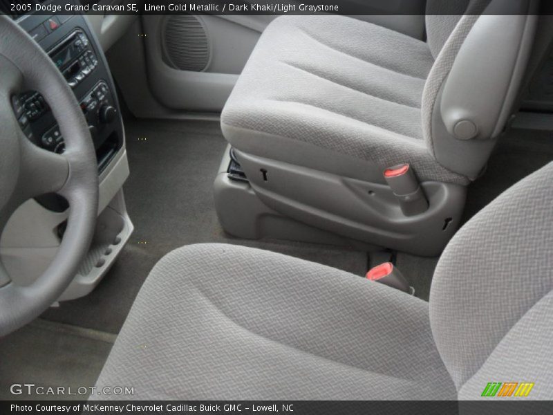 Linen Gold Metallic / Dark Khaki/Light Graystone 2005 Dodge Grand Caravan SE
