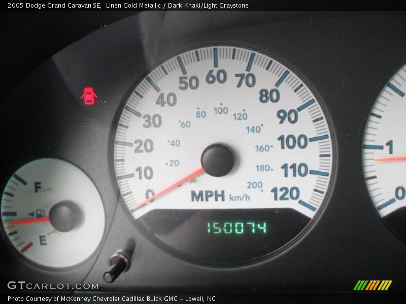 Linen Gold Metallic / Dark Khaki/Light Graystone 2005 Dodge Grand Caravan SE