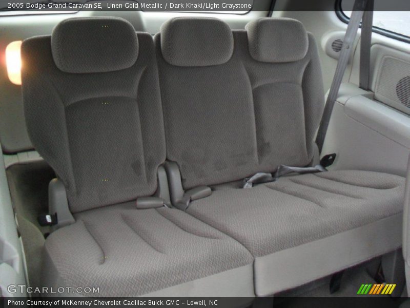 Linen Gold Metallic / Dark Khaki/Light Graystone 2005 Dodge Grand Caravan SE