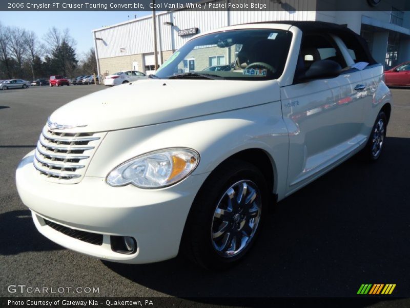 Cool Vanilla White / Pastel Pebble Beige 2006 Chrysler PT Cruiser Touring Convertible