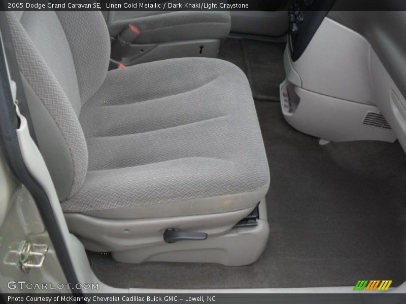 Linen Gold Metallic / Dark Khaki/Light Graystone 2005 Dodge Grand Caravan SE