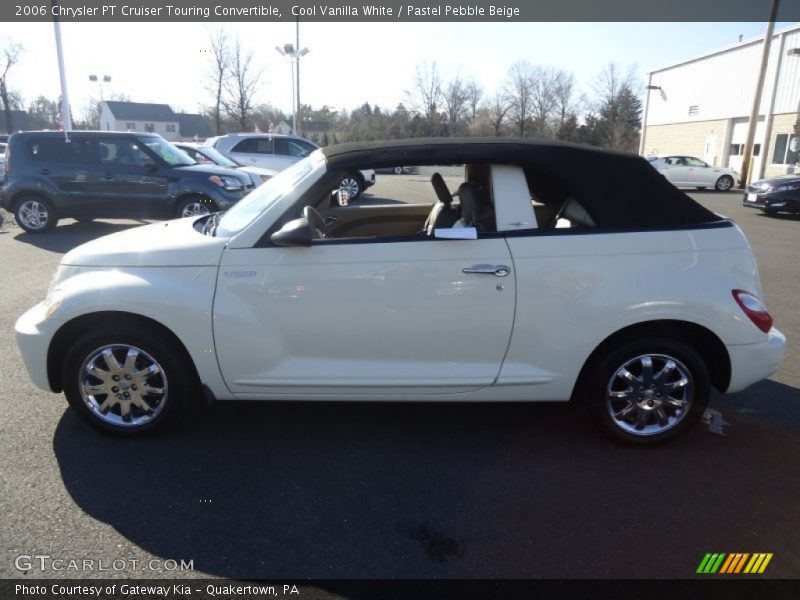 Cool Vanilla White / Pastel Pebble Beige 2006 Chrysler PT Cruiser Touring Convertible