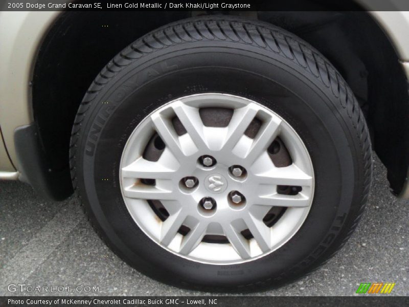 Linen Gold Metallic / Dark Khaki/Light Graystone 2005 Dodge Grand Caravan SE