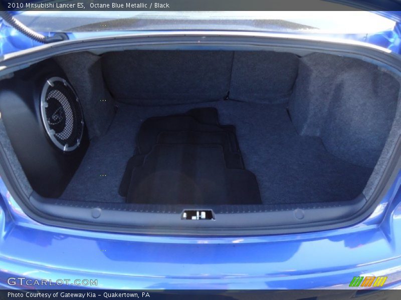 Octane Blue Metallic / Black 2010 Mitsubishi Lancer ES