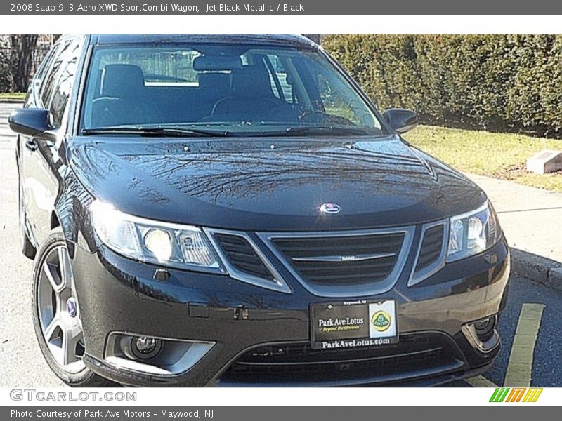 Jet Black Metallic / Black 2008 Saab 9-3 Aero XWD SportCombi Wagon