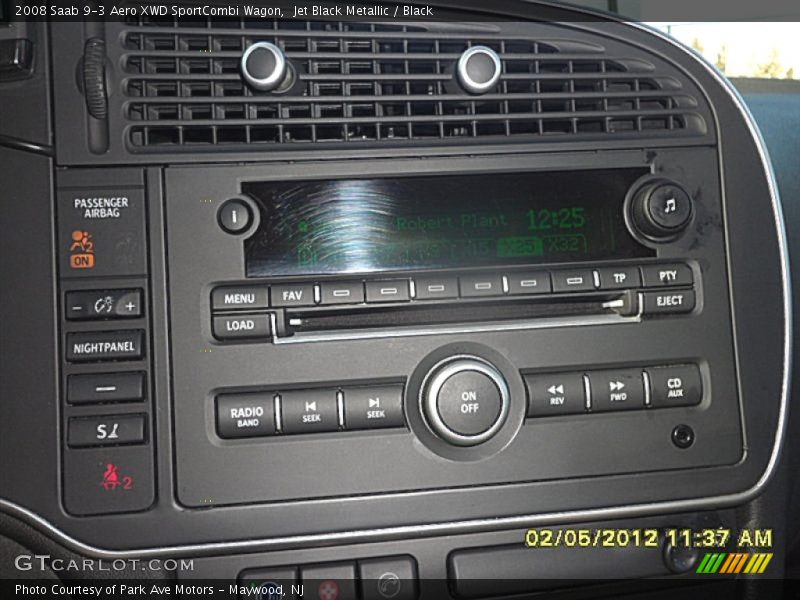 Jet Black Metallic / Black 2008 Saab 9-3 Aero XWD SportCombi Wagon