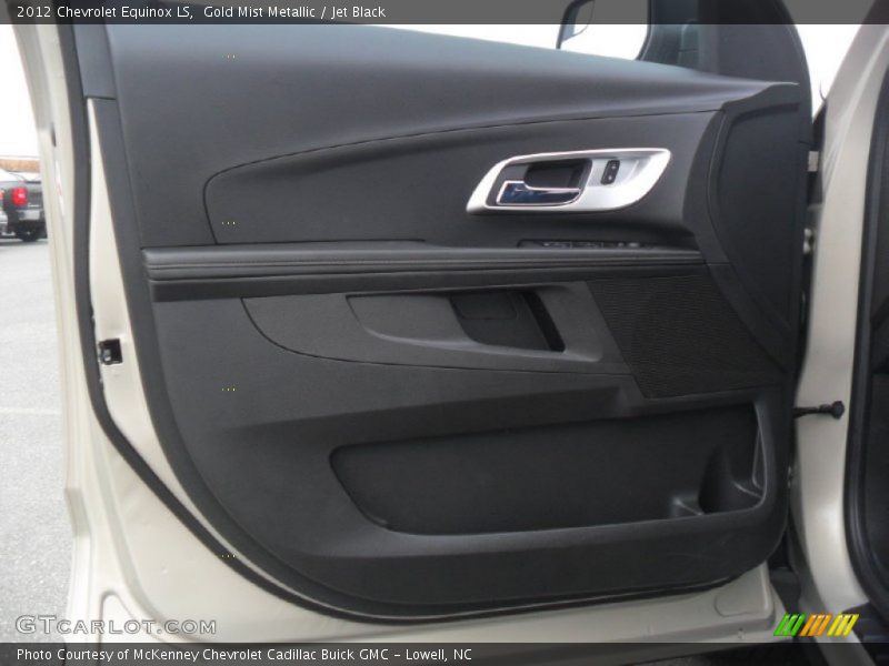 Gold Mist Metallic / Jet Black 2012 Chevrolet Equinox LS