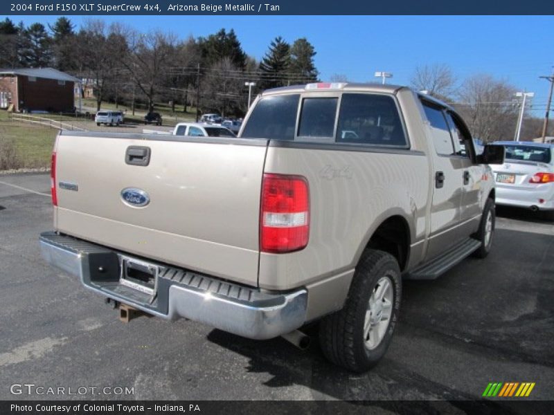 Arizona Beige Metallic / Tan 2004 Ford F150 XLT SuperCrew 4x4