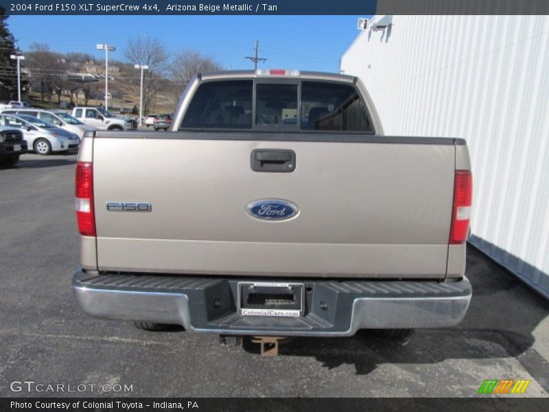 Arizona Beige Metallic / Tan 2004 Ford F150 XLT SuperCrew 4x4