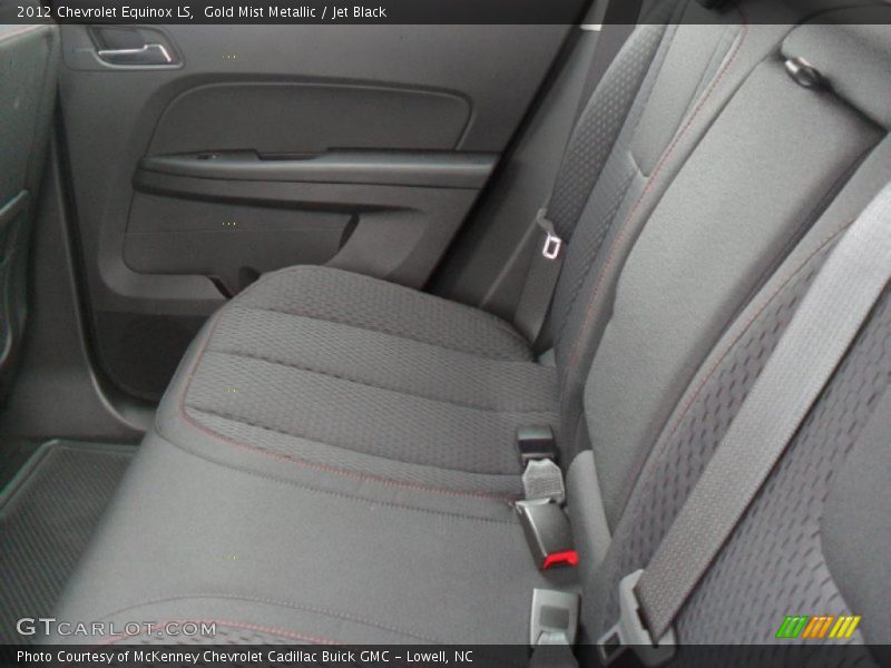 Gold Mist Metallic / Jet Black 2012 Chevrolet Equinox LS
