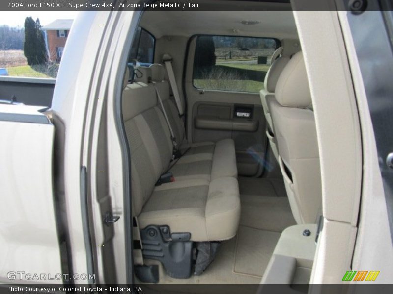 Arizona Beige Metallic / Tan 2004 Ford F150 XLT SuperCrew 4x4
