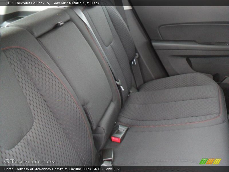 Gold Mist Metallic / Jet Black 2012 Chevrolet Equinox LS