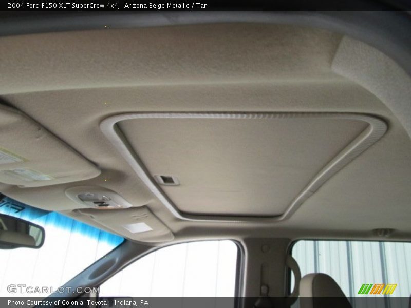 Arizona Beige Metallic / Tan 2004 Ford F150 XLT SuperCrew 4x4