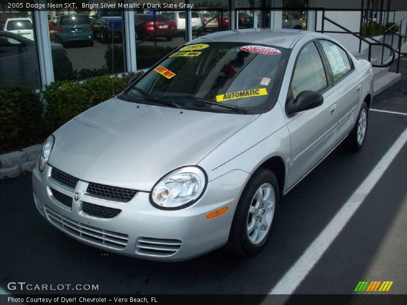 Bright Silver Metallic / Dark Slate Gray 2005 Dodge Neon SXT
