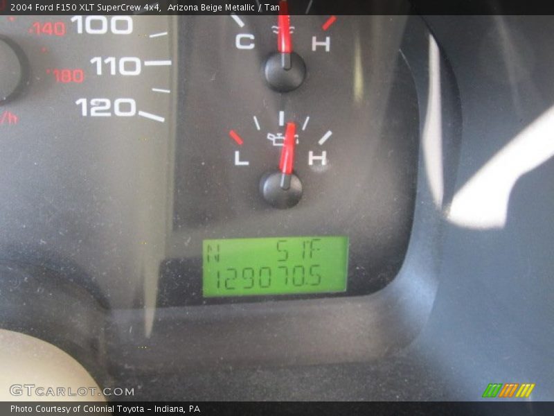 Arizona Beige Metallic / Tan 2004 Ford F150 XLT SuperCrew 4x4