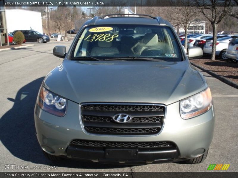 Natural Khaki Green / Beige 2007 Hyundai Santa Fe GLS
