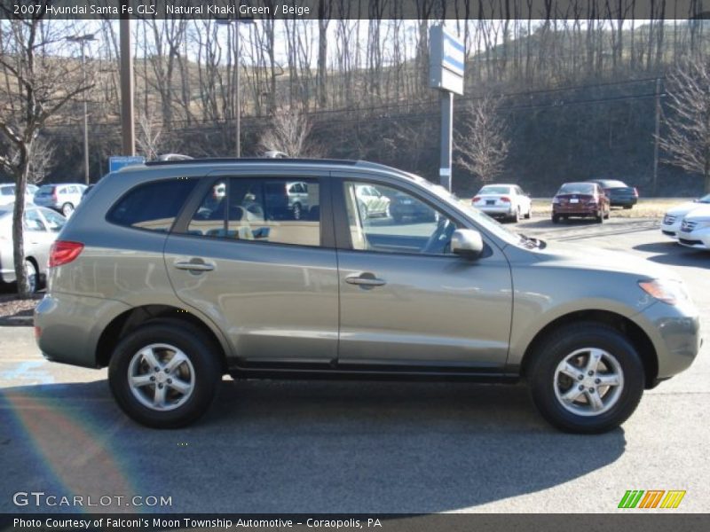 Natural Khaki Green / Beige 2007 Hyundai Santa Fe GLS