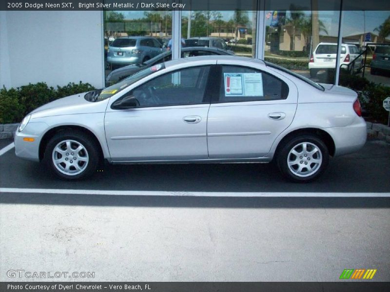 Bright Silver Metallic / Dark Slate Gray 2005 Dodge Neon SXT