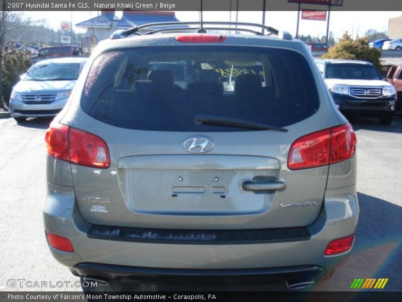 Natural Khaki Green / Beige 2007 Hyundai Santa Fe GLS
