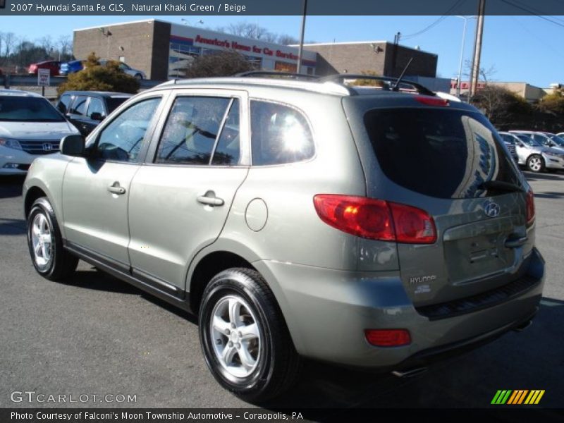 Natural Khaki Green / Beige 2007 Hyundai Santa Fe GLS