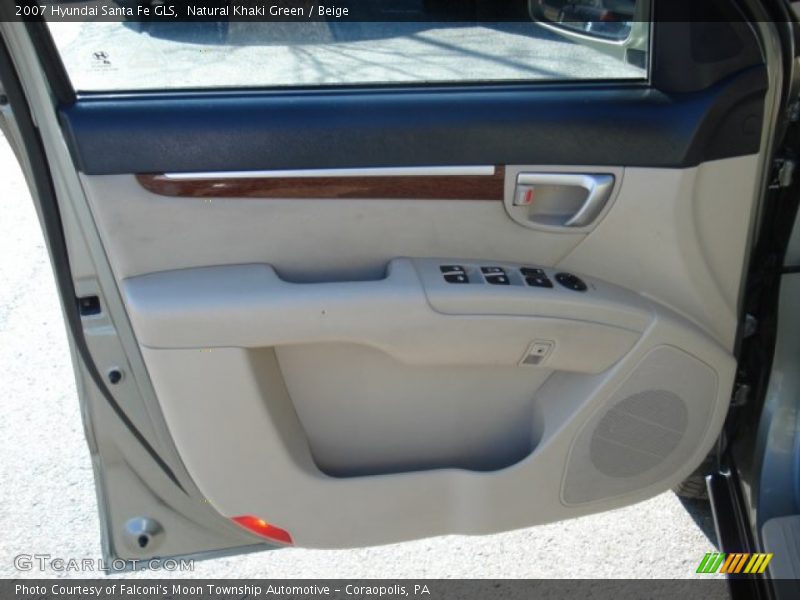 Natural Khaki Green / Beige 2007 Hyundai Santa Fe GLS