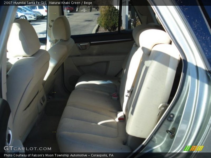 Natural Khaki Green / Beige 2007 Hyundai Santa Fe GLS