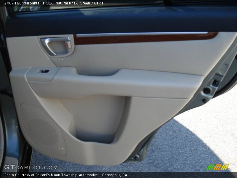 Natural Khaki Green / Beige 2007 Hyundai Santa Fe GLS