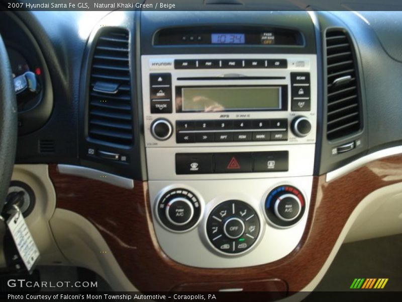 Natural Khaki Green / Beige 2007 Hyundai Santa Fe GLS