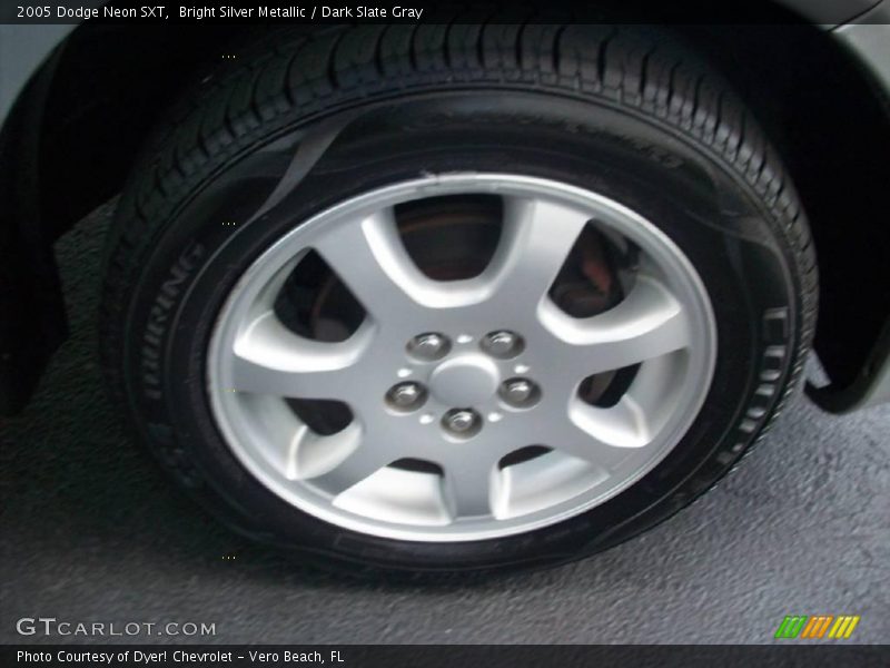 Bright Silver Metallic / Dark Slate Gray 2005 Dodge Neon SXT
