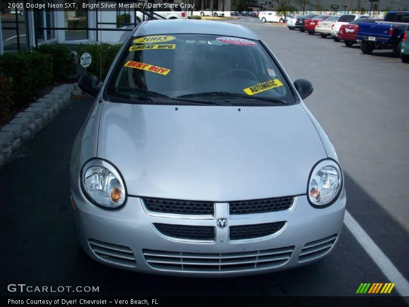 Bright Silver Metallic / Dark Slate Gray 2005 Dodge Neon SXT