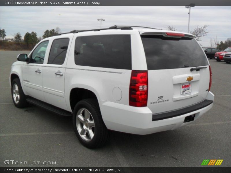 Summit White / Ebony 2012 Chevrolet Suburban LS 4x4