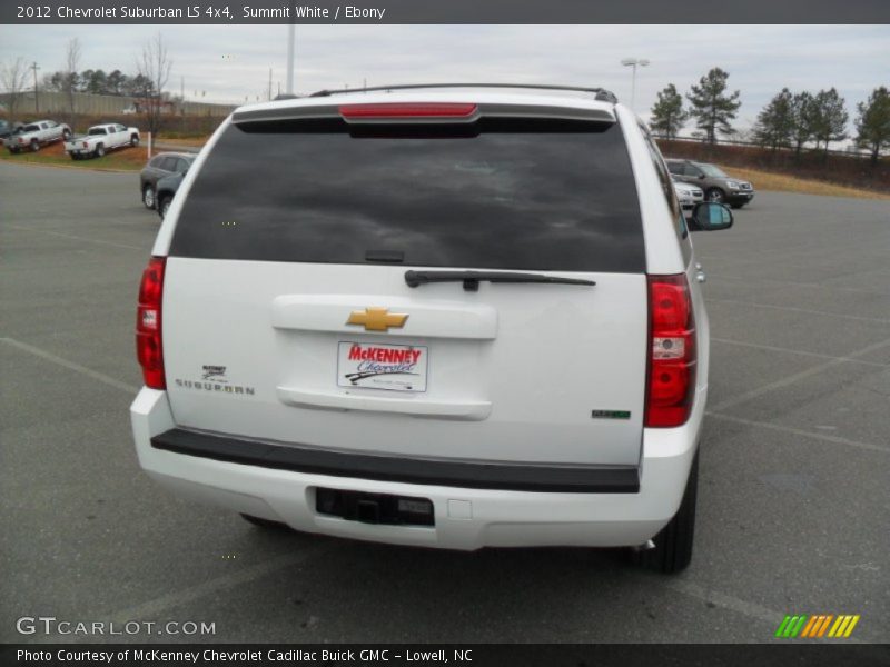 Summit White / Ebony 2012 Chevrolet Suburban LS 4x4