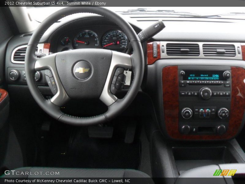Summit White / Ebony 2012 Chevrolet Suburban LS 4x4