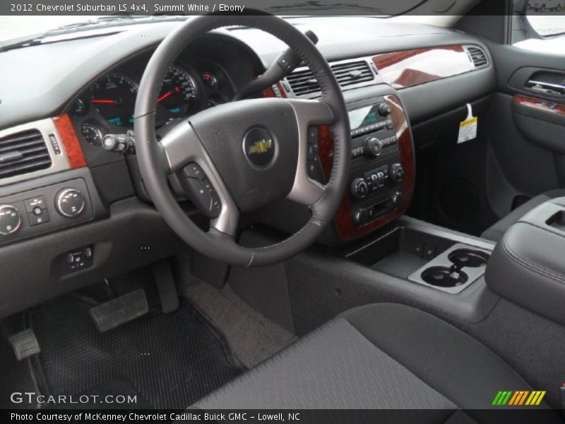 Summit White / Ebony 2012 Chevrolet Suburban LS 4x4