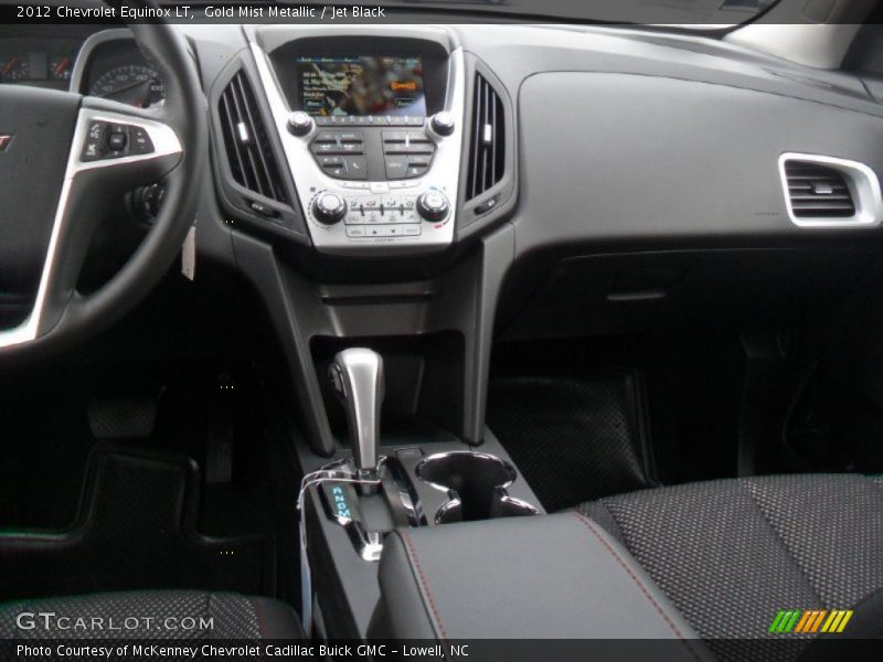 Gold Mist Metallic / Jet Black 2012 Chevrolet Equinox LT