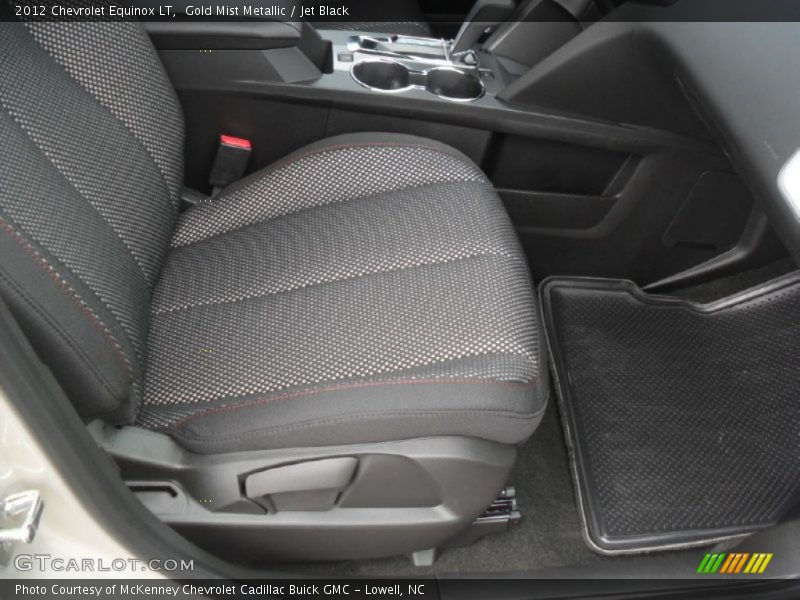 Gold Mist Metallic / Jet Black 2012 Chevrolet Equinox LT