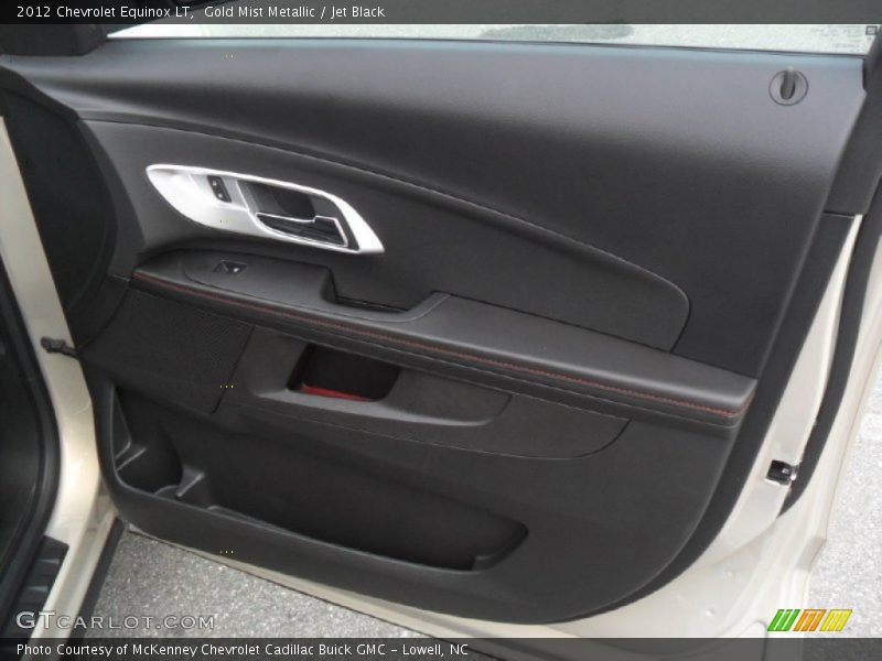Gold Mist Metallic / Jet Black 2012 Chevrolet Equinox LT
