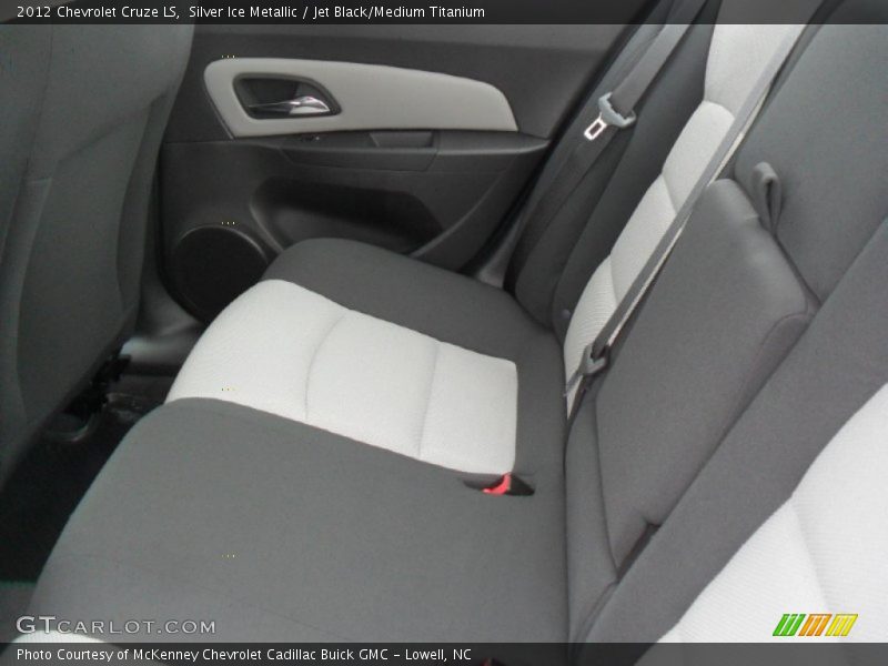 Silver Ice Metallic / Jet Black/Medium Titanium 2012 Chevrolet Cruze LS