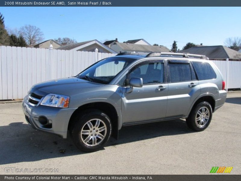 Satin Meisai Pearl / Black 2008 Mitsubishi Endeavor SE AWD