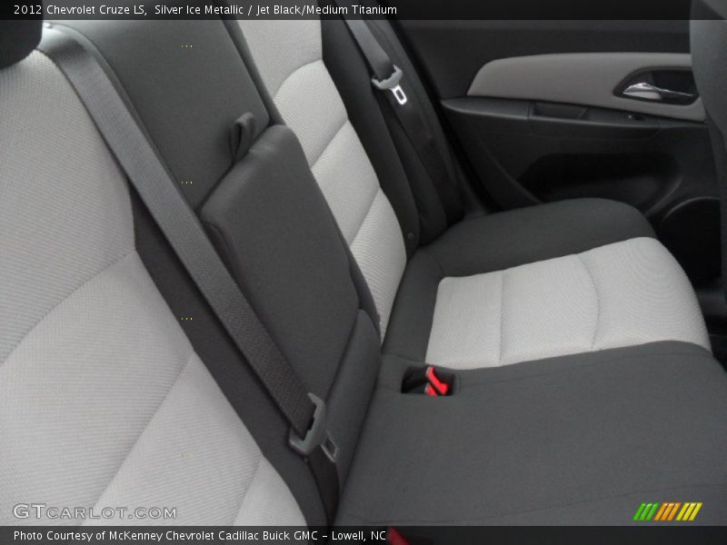 Silver Ice Metallic / Jet Black/Medium Titanium 2012 Chevrolet Cruze LS
