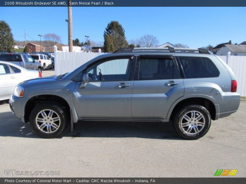 Satin Meisai Pearl / Black 2008 Mitsubishi Endeavor SE AWD